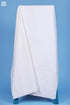 20s Cotton KING SIZE Bed Cover In Ivory White Block Print